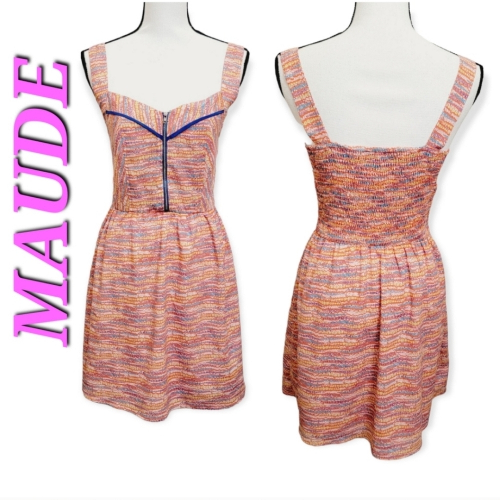 Maude A-Line princess mini floral dress